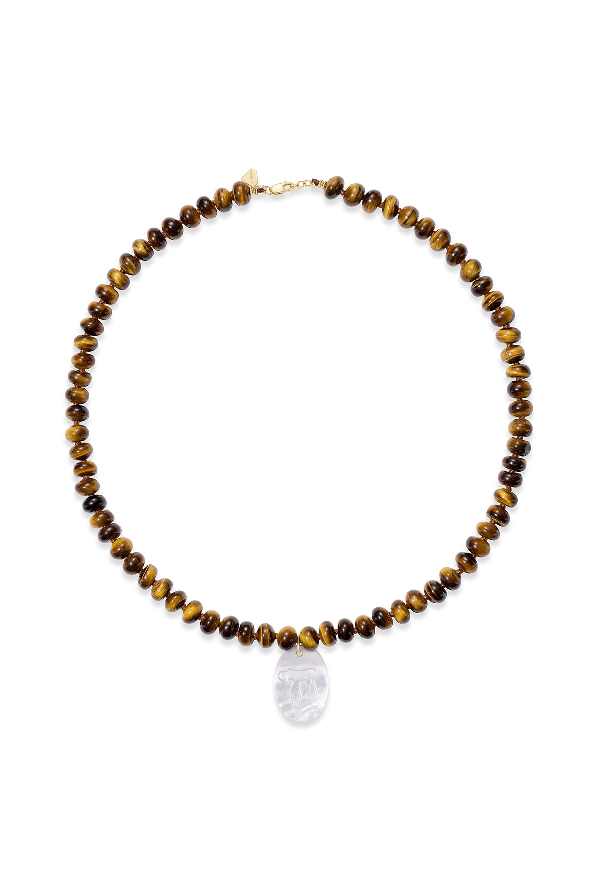 Tiger's Eye Beaded Necklace