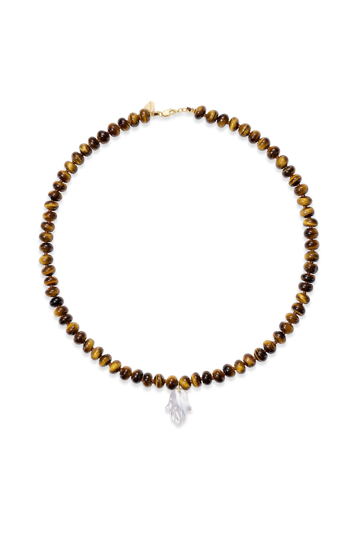 Tiger's Eye Beaded Necklace