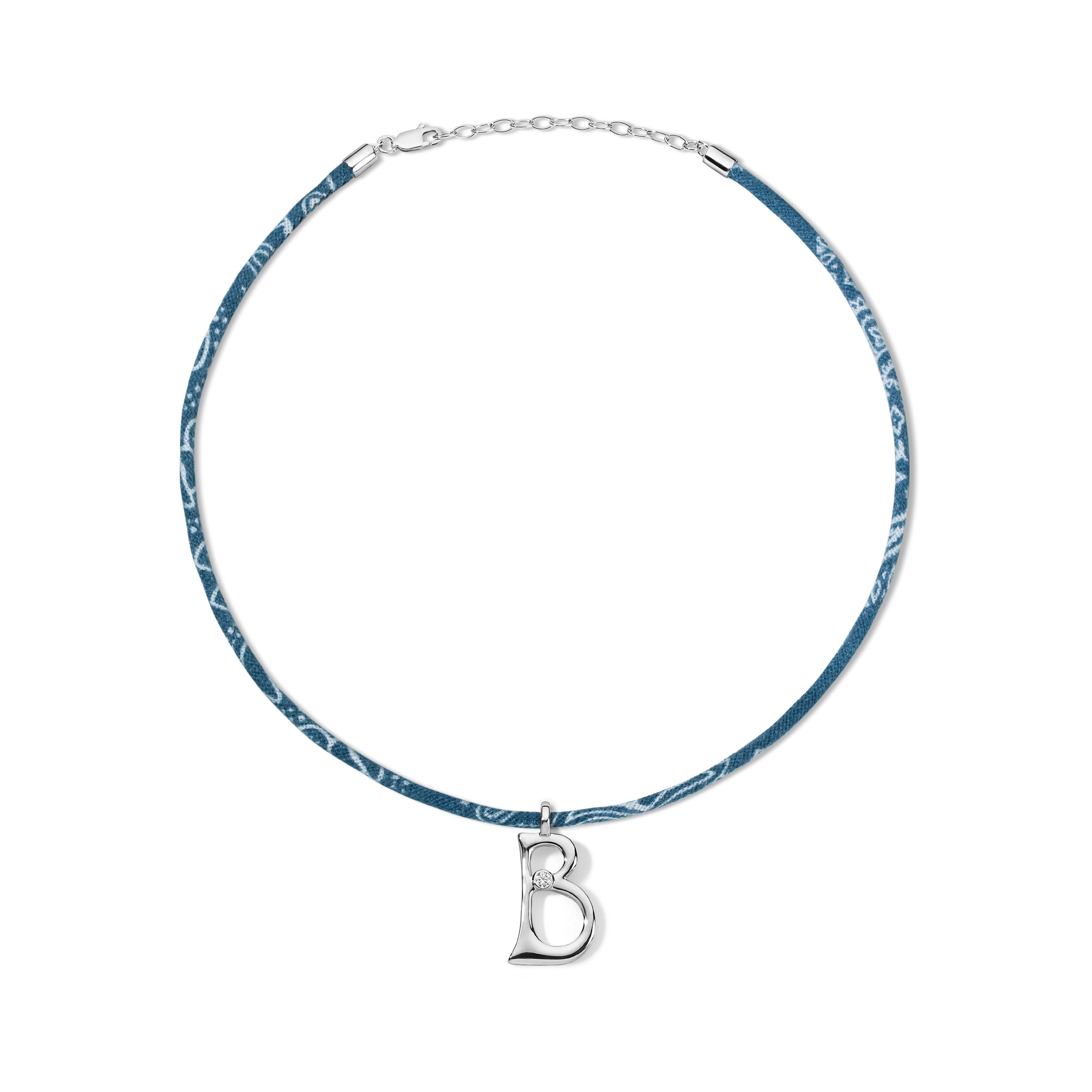 Edge Letter on Bandana Cord