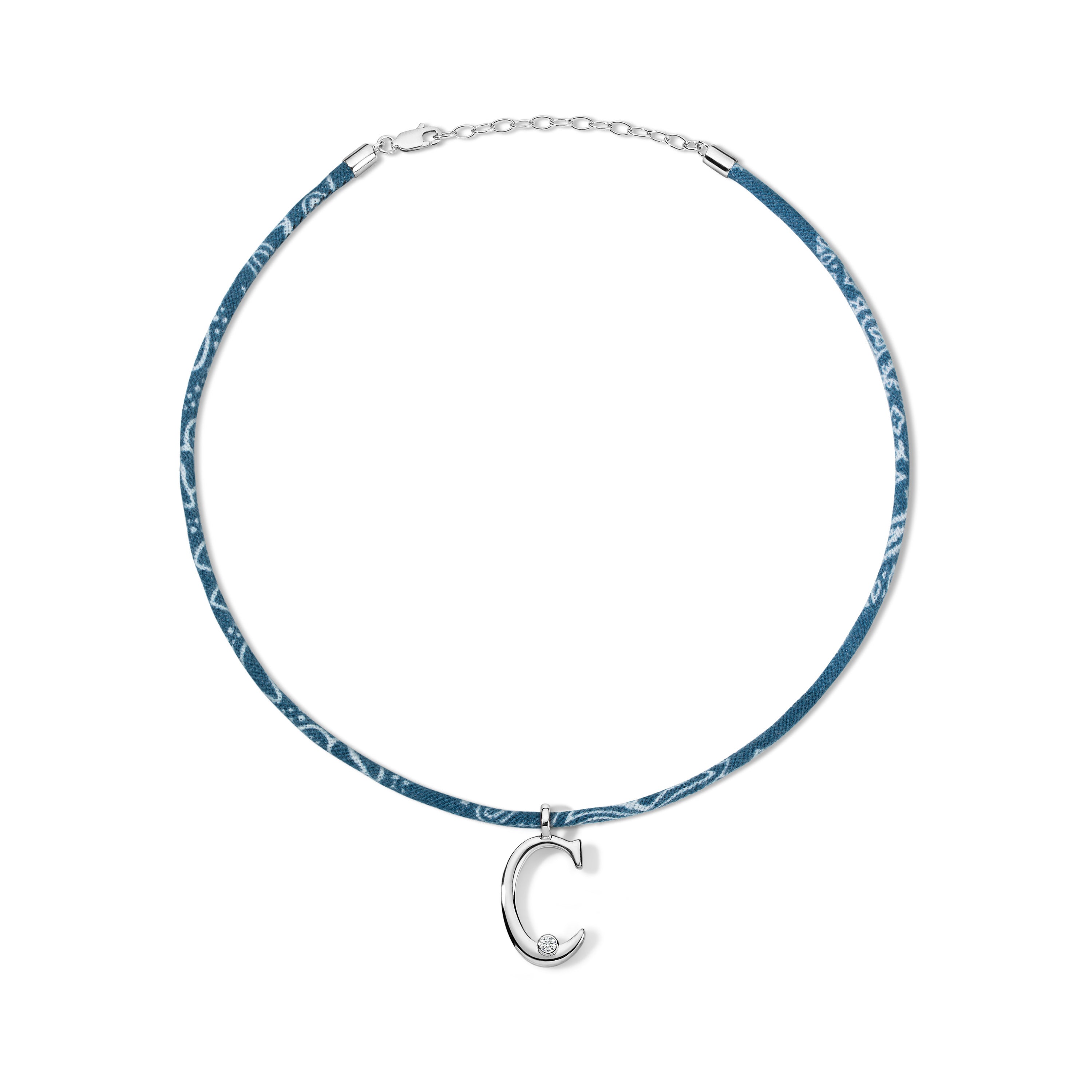Edge Letter on Bandana Cord