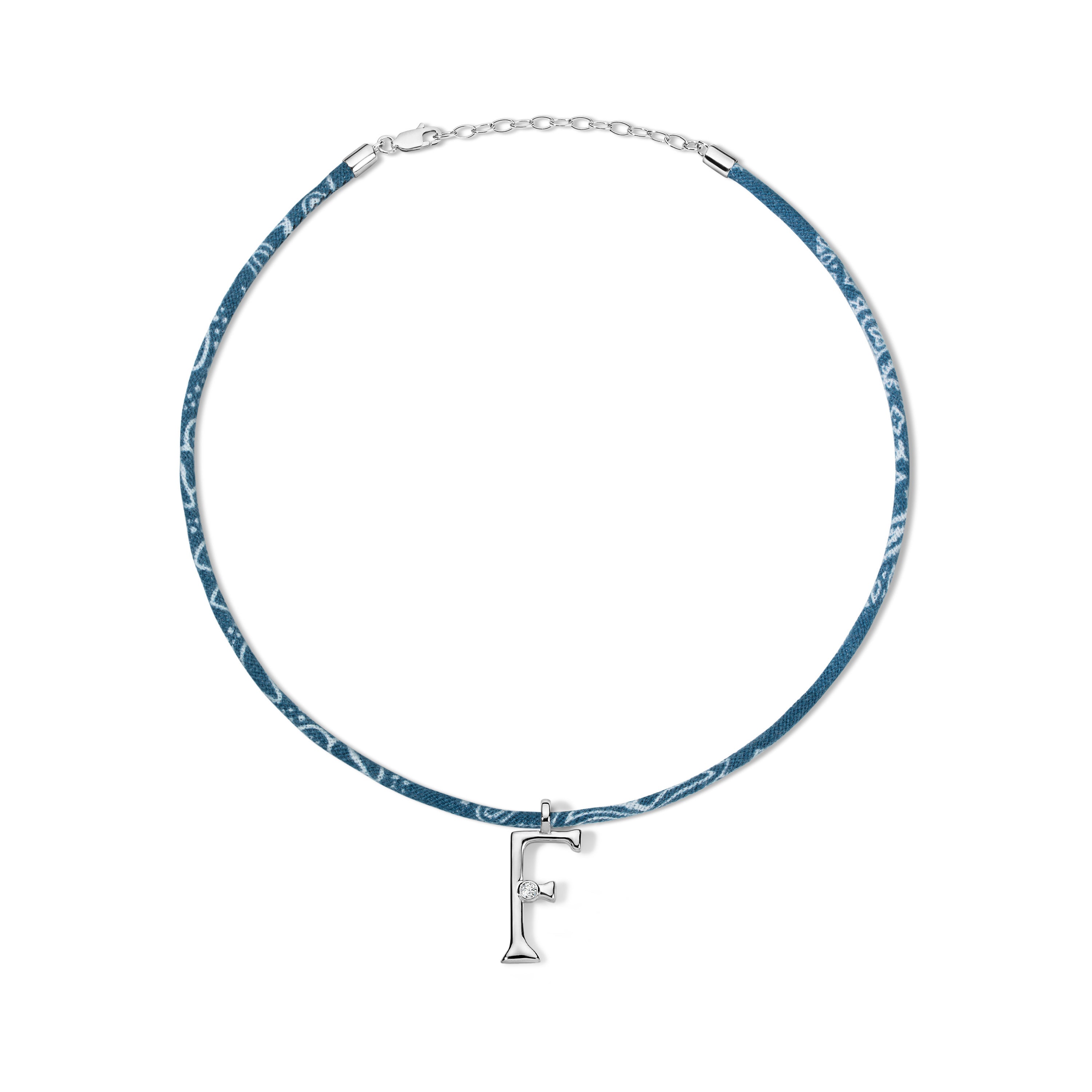 Edge Letter on Bandana Cord