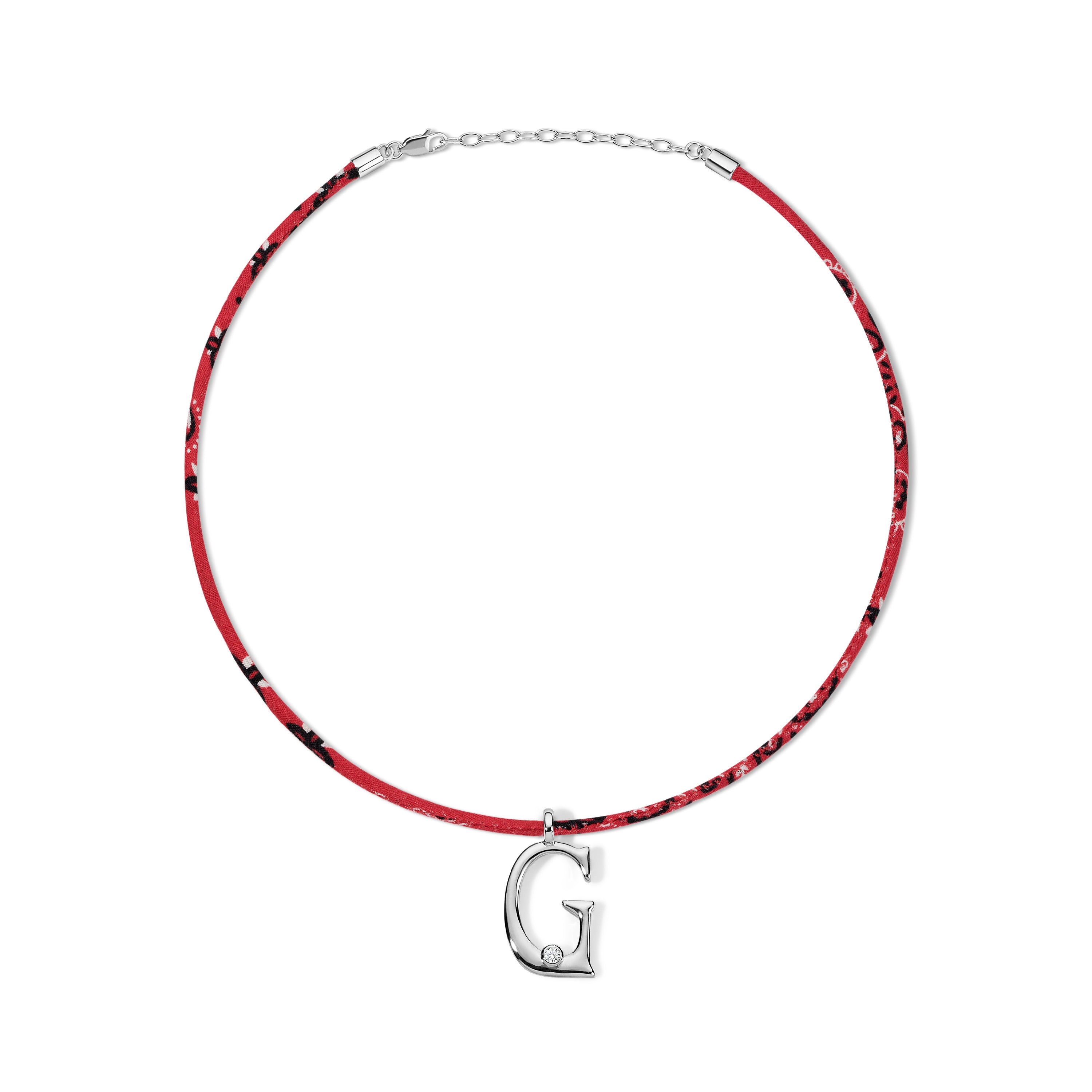 Edge Letter on Bandana Cord