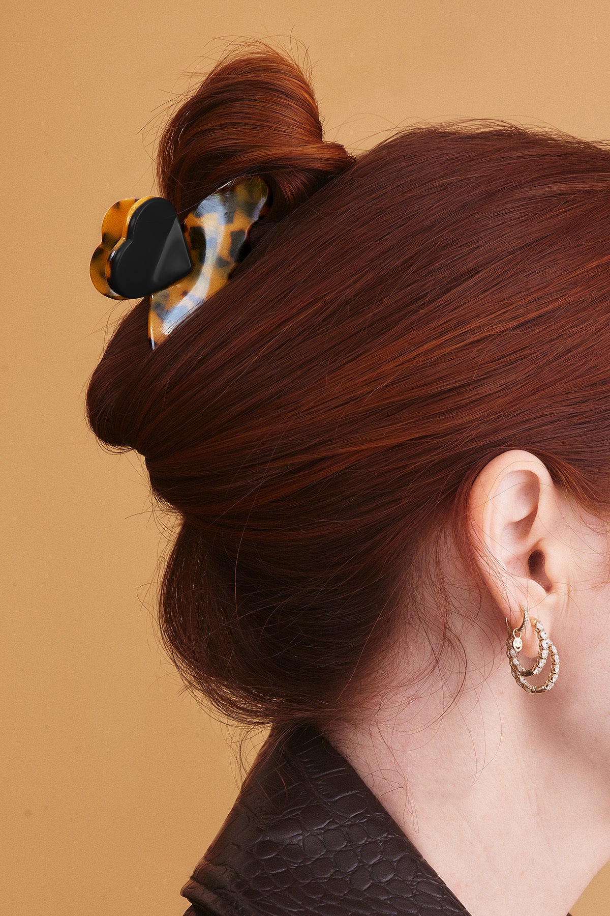 Medium Heart Jelly Hair Clip