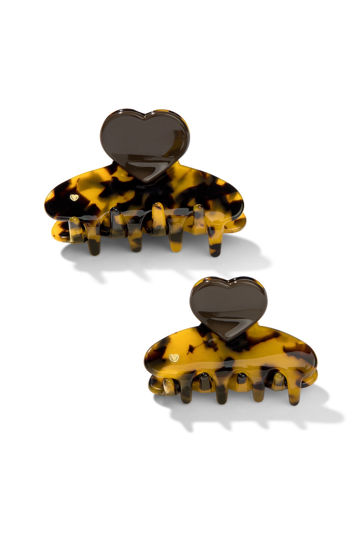 Heart Jelly Hair Clip Set