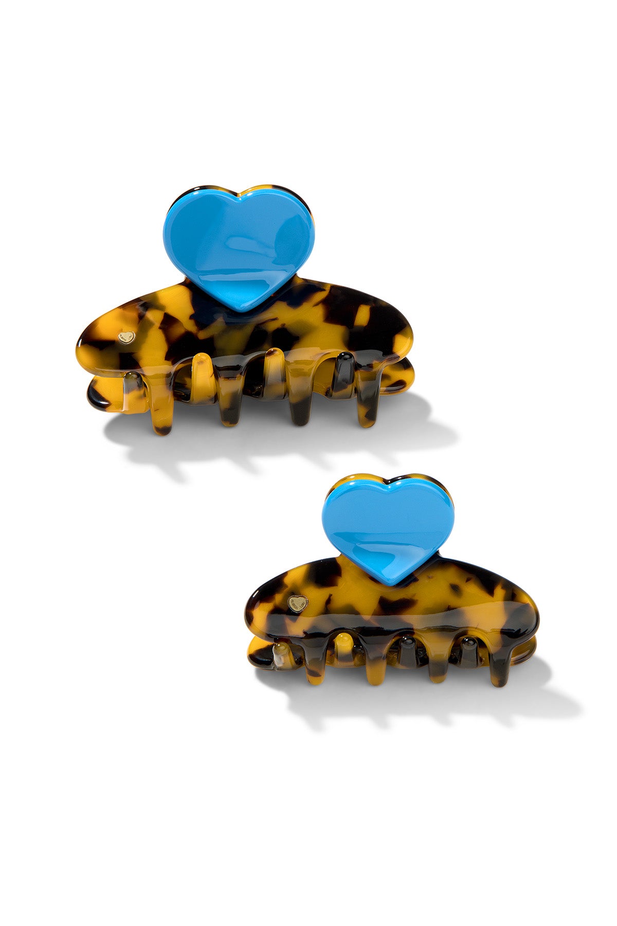 Heart Jelly Hair Clip Set