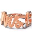 B / Rose Gold