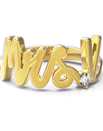 V / Yellow Gold