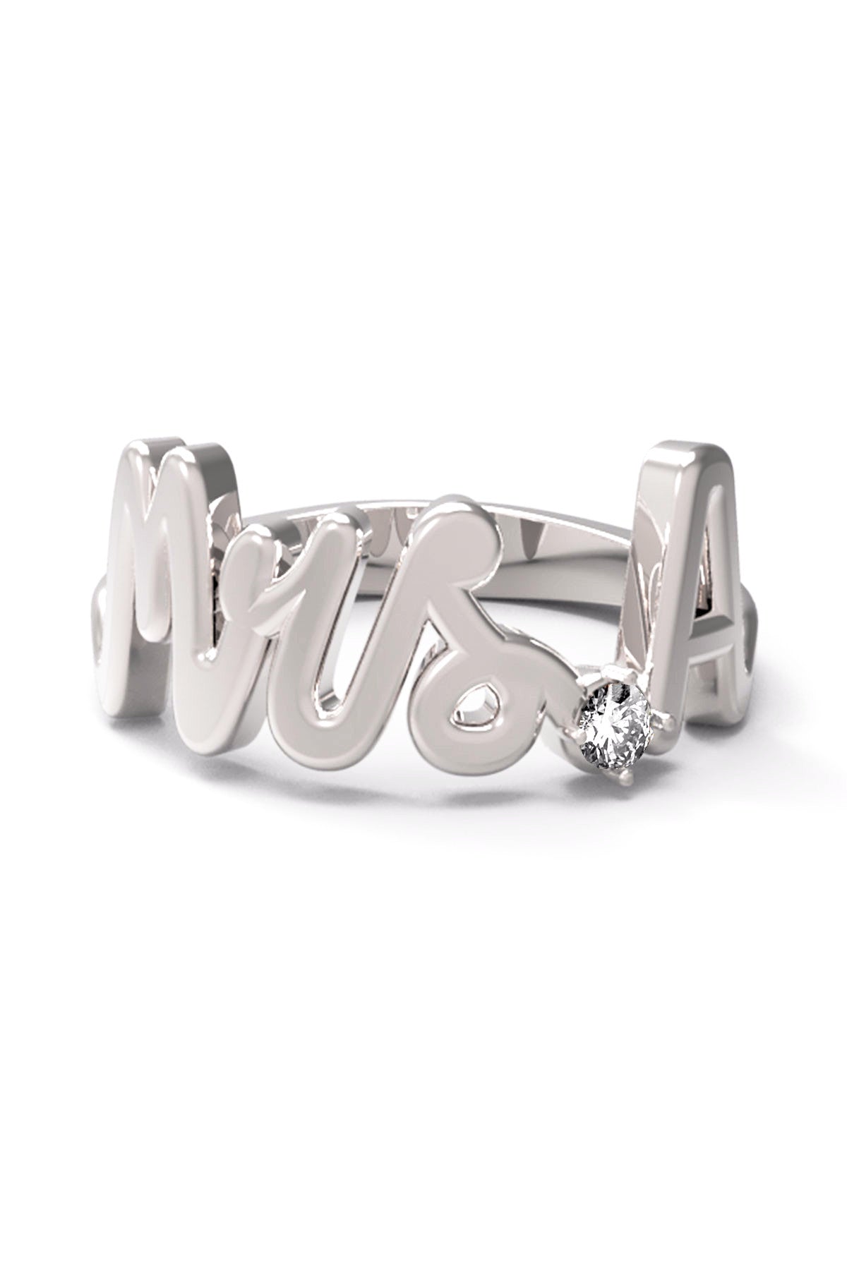 Mrs. Ring (A-Z) 14K Gold | Alison Lou Mrs. Ring (A-Z) 14K Gold