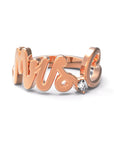 C / Rose Gold / White Diamond