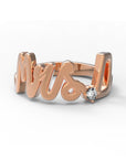 D / Rose Gold / White Diamond
