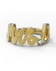 D / Yellow Gold / White Diamond