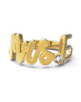 F / Yellow Gold / White Diamond