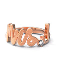 J / Rose Gold / White Diamond