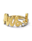 J / Yellow Gold / White Diamond