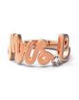P / Rose Gold / White Diamond