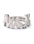 X / White Gold / White Diamond