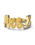Z / Yellow Gold / White Diamond