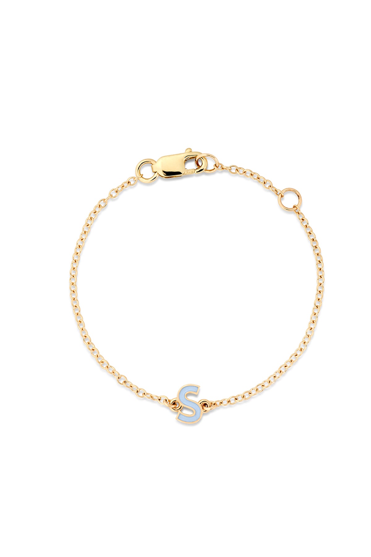Enamel Letter Baby Bracelet