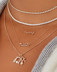 Mini Custom Word Necklace