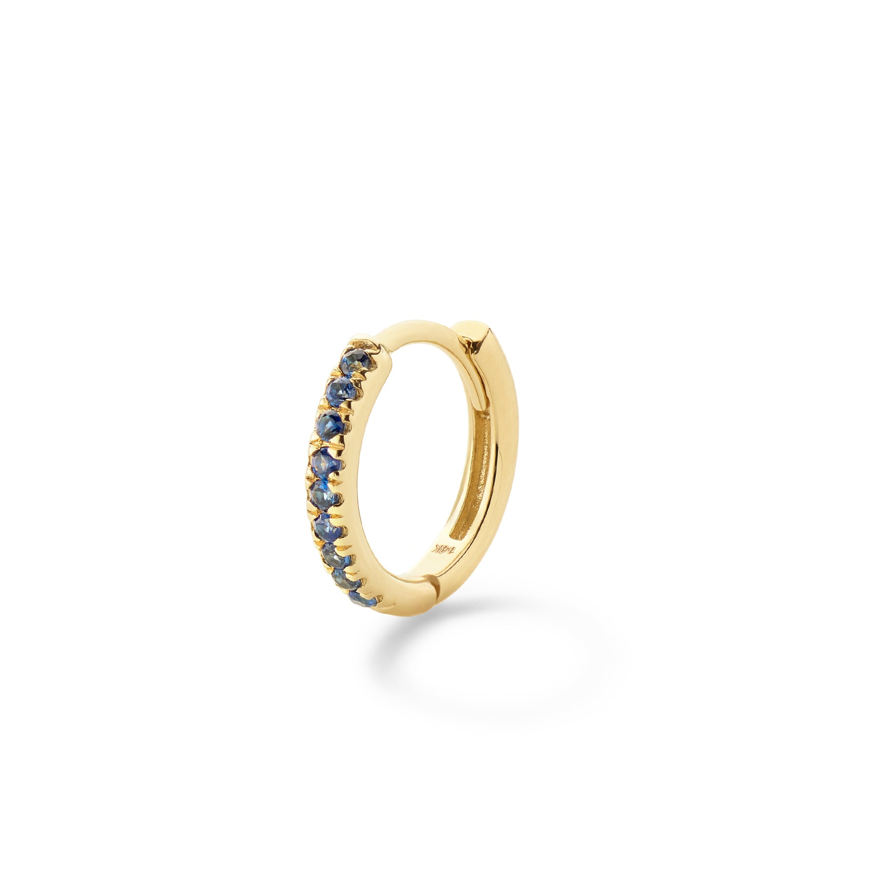 additional — Blue Sapphire Huggie