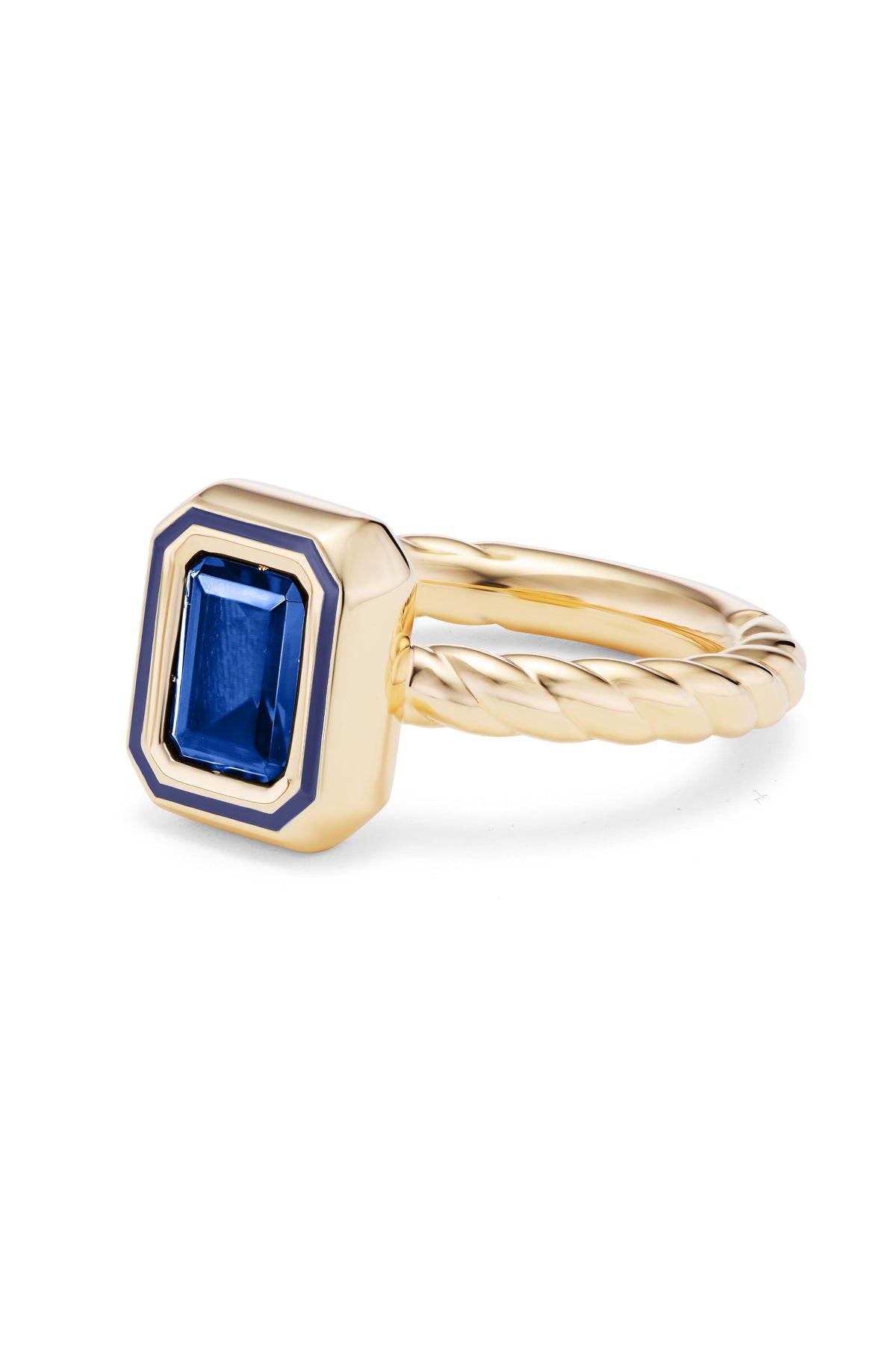 Madison Rectangle Bezel Stack Ring