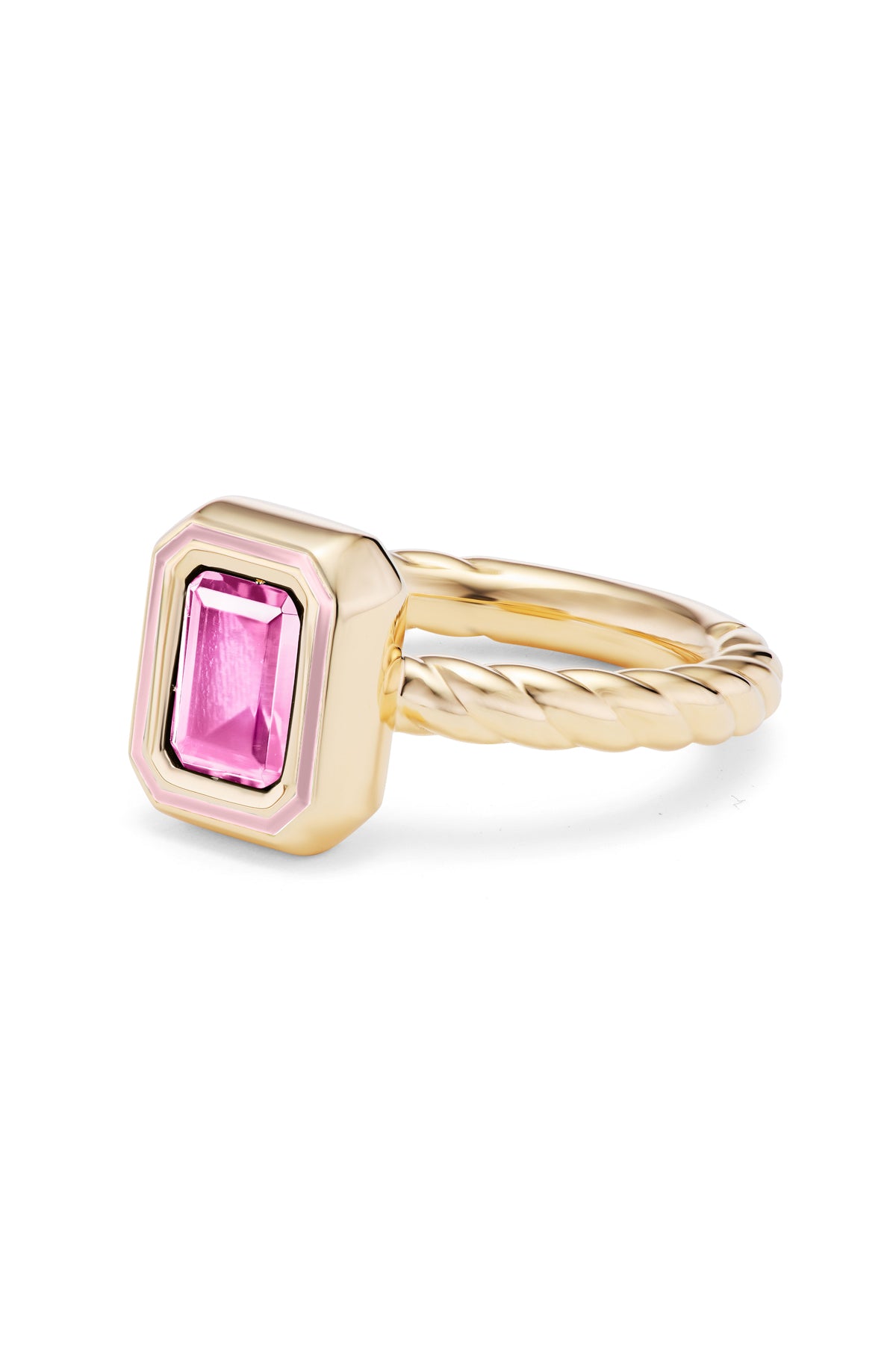 Madison Rectangle Bezel Stack Ring