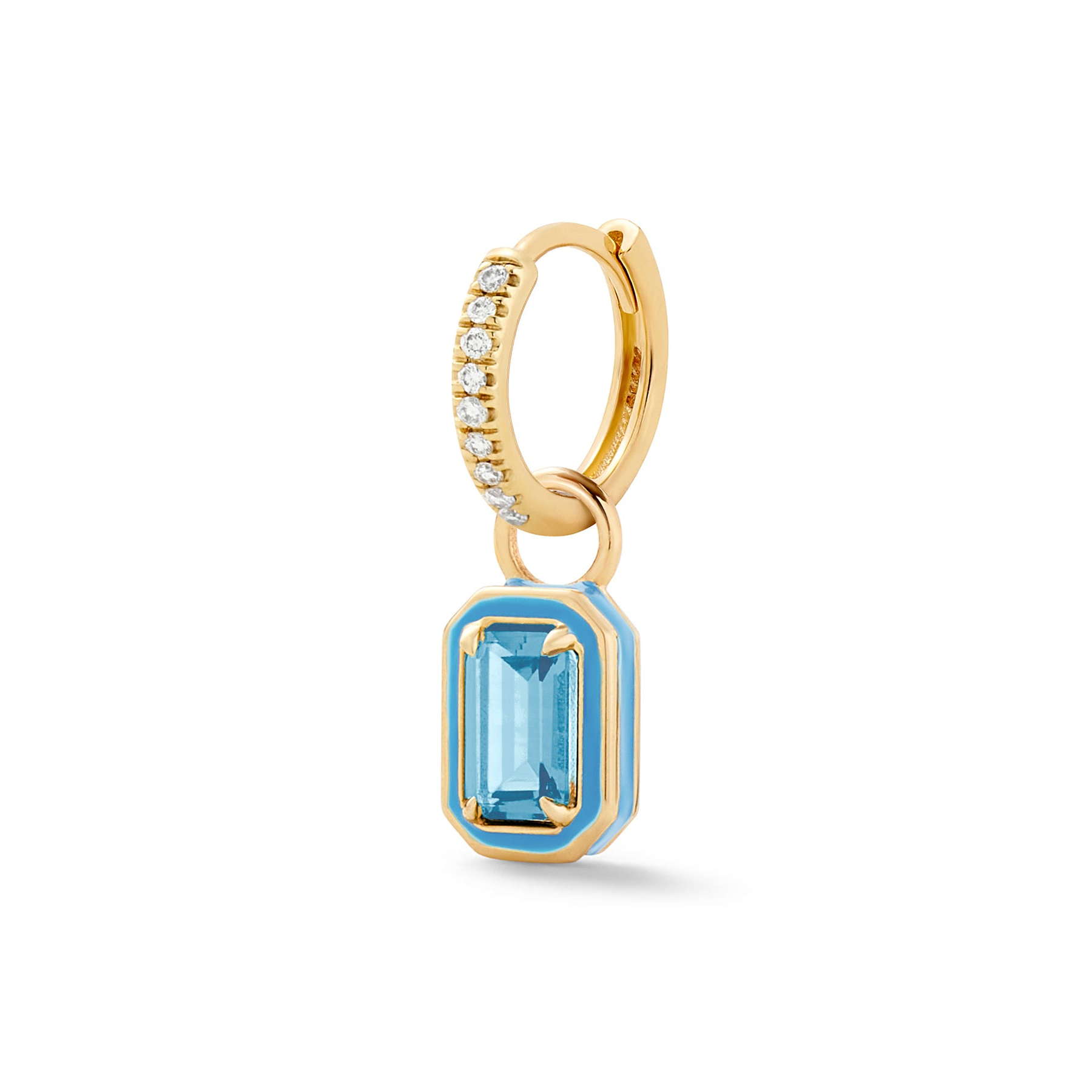 Blue Topaz / Diamond