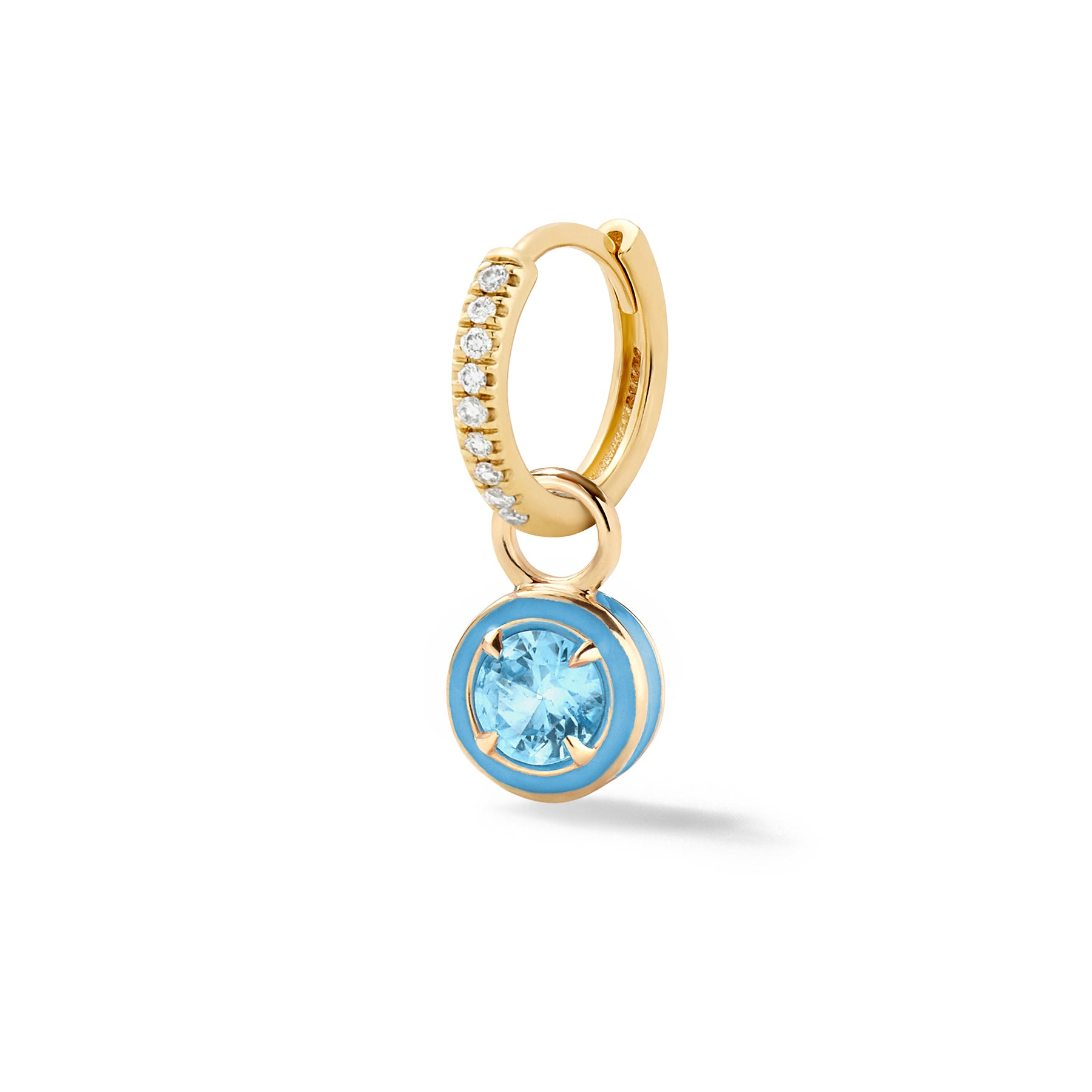 Blue Topaz / Diamond