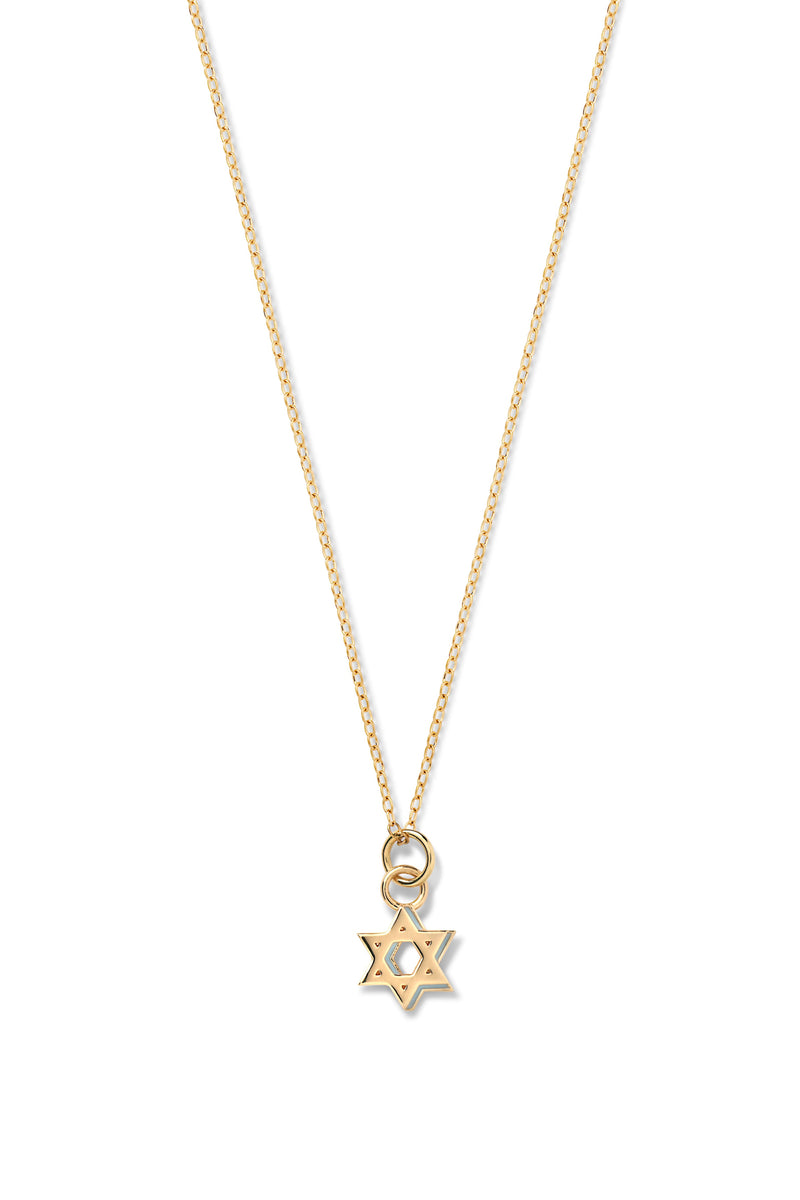 Mini Star of David Shadow Necklace - In Stock