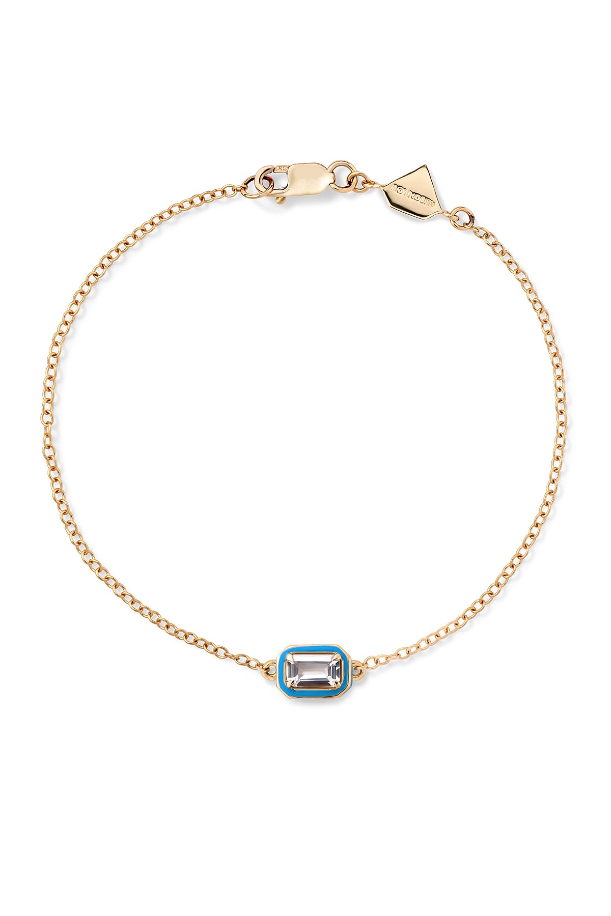 Rectangular Cocktail Bracelet - White Topaz