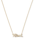 Mini Custom Word Necklace