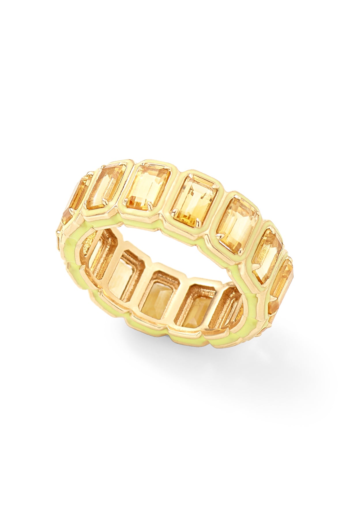 Rectangular Cocktail Eternity Band