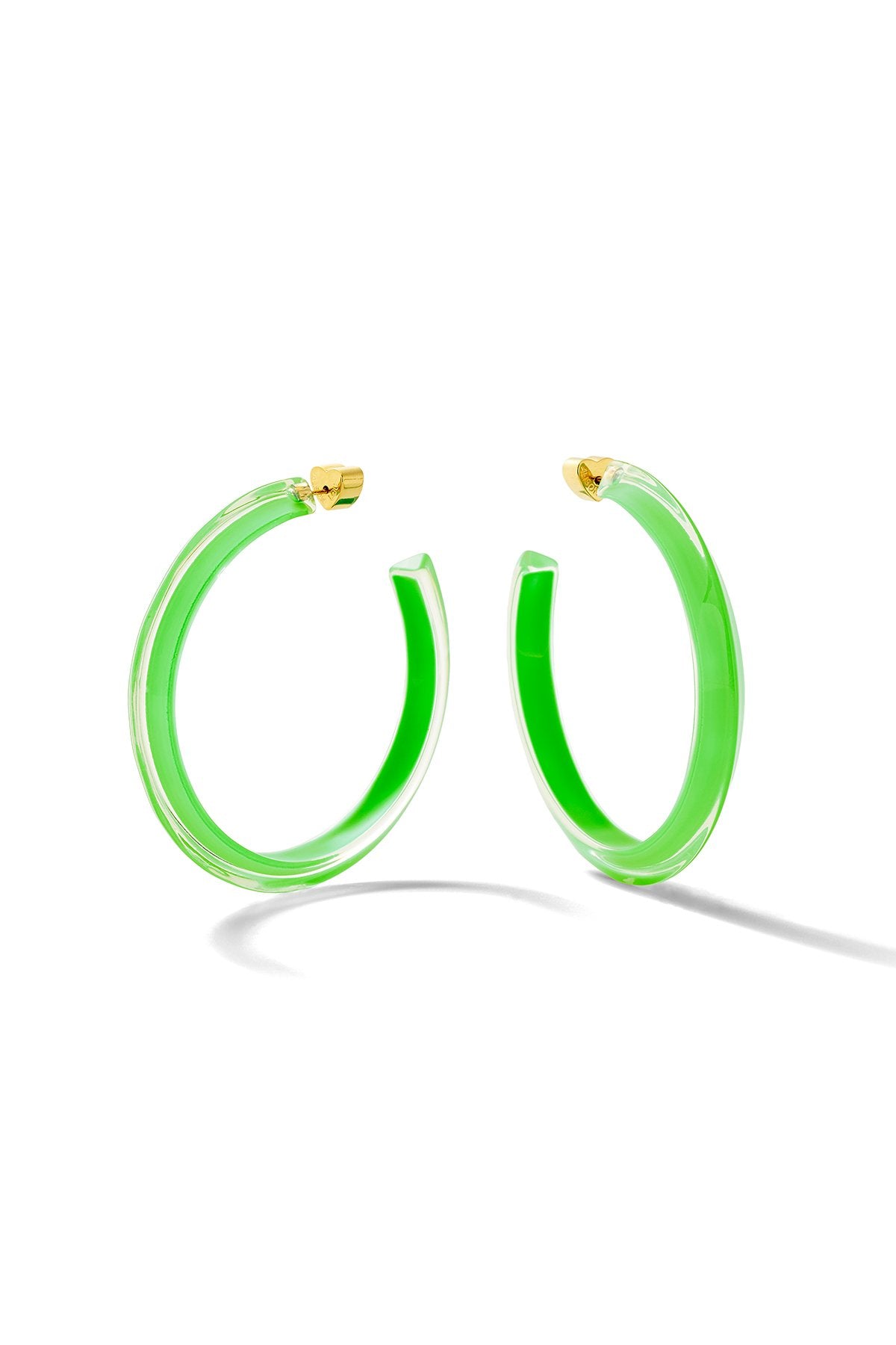 Neon Medium Jelly Hoops