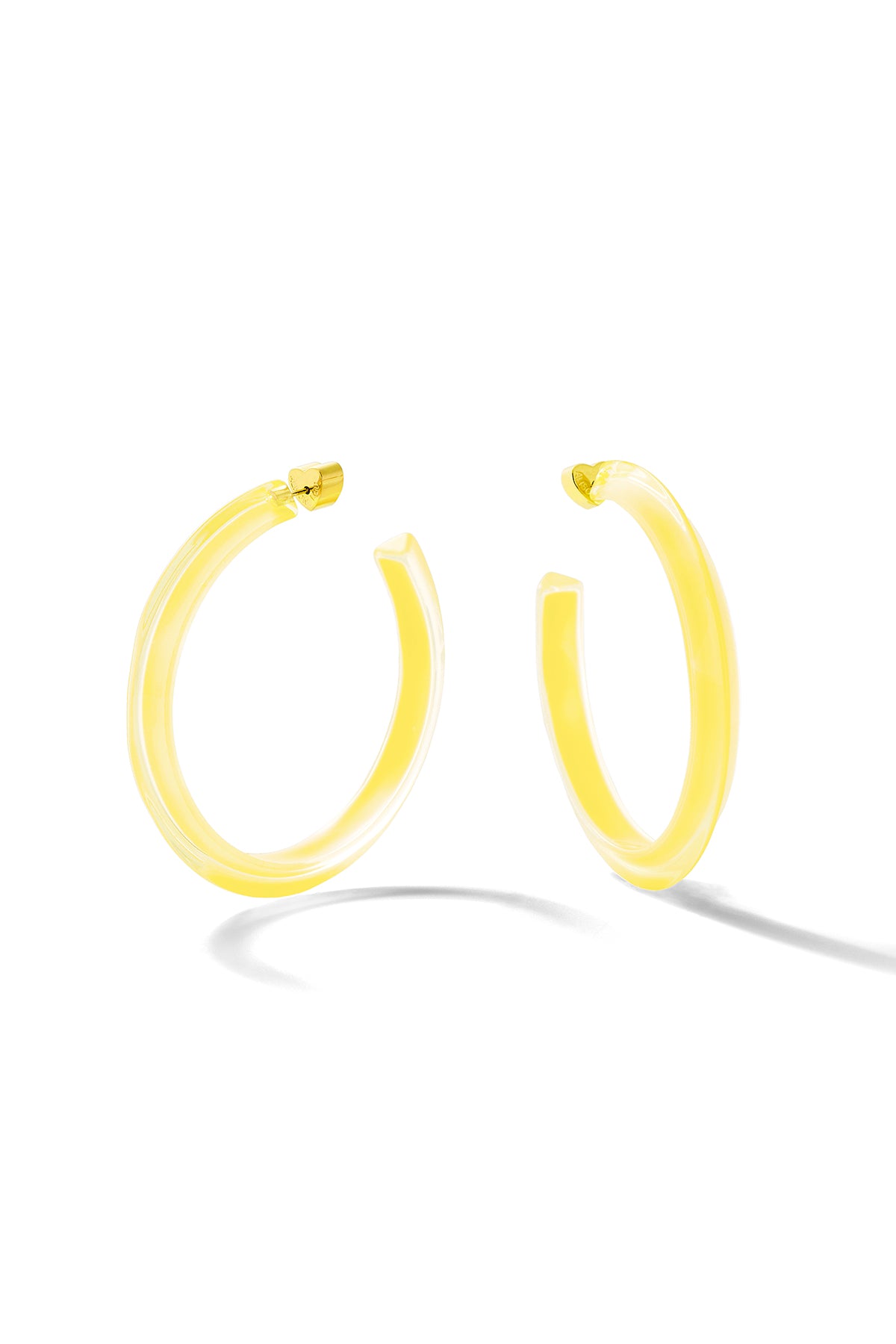 Neon Medium Jelly Hoops