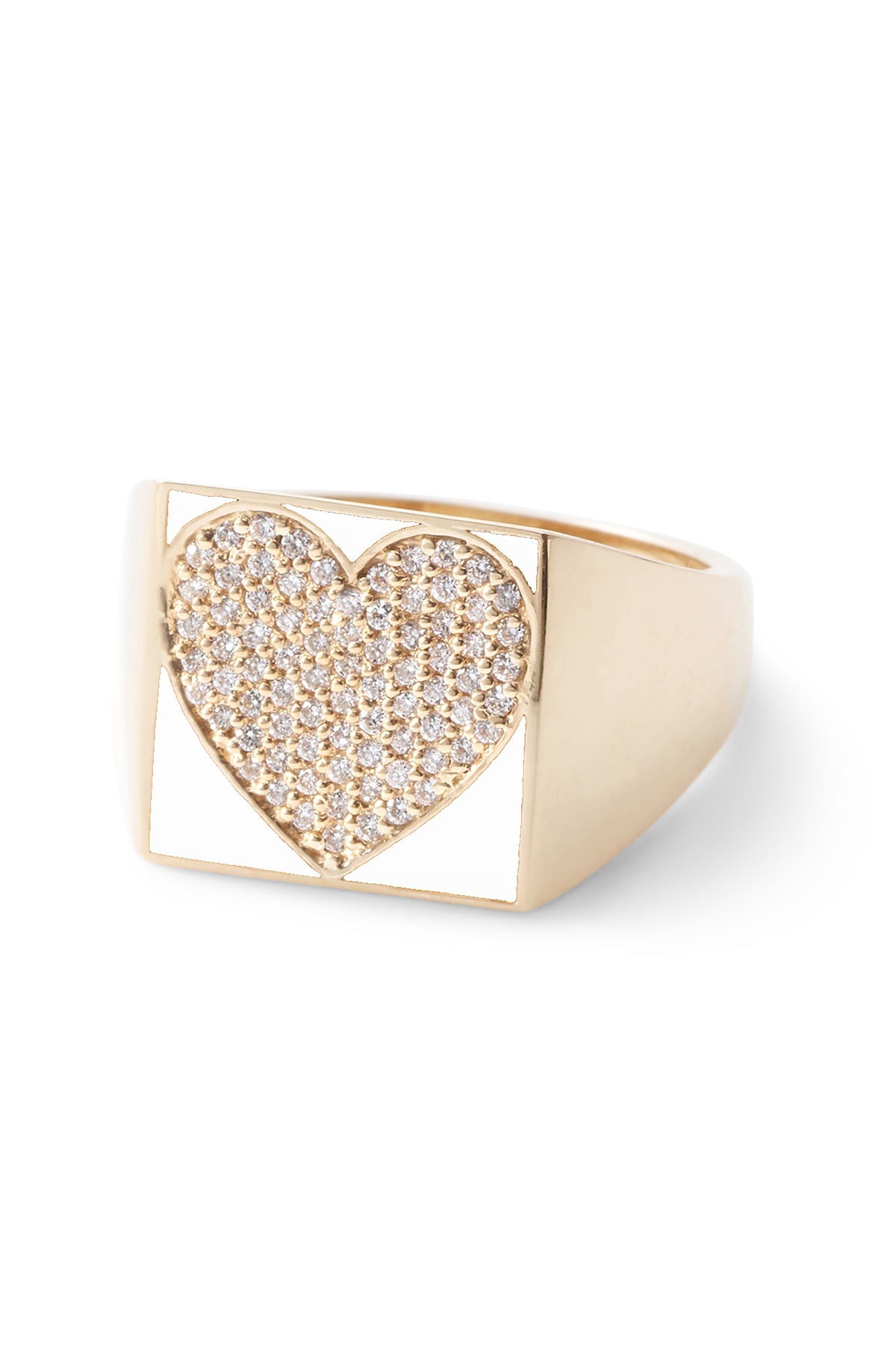 SuperLou Diamond Heart Ring