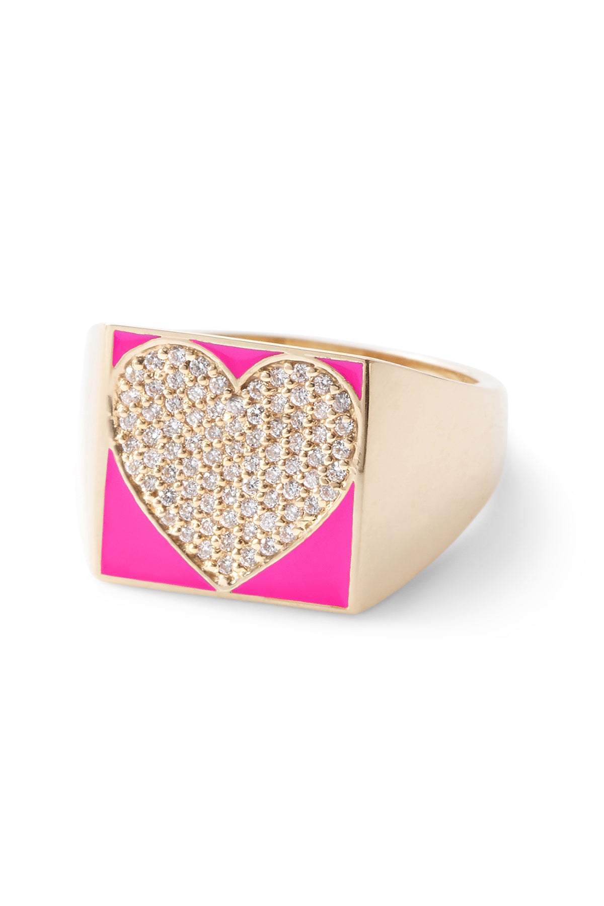 SuperLou Diamond Heart Ring