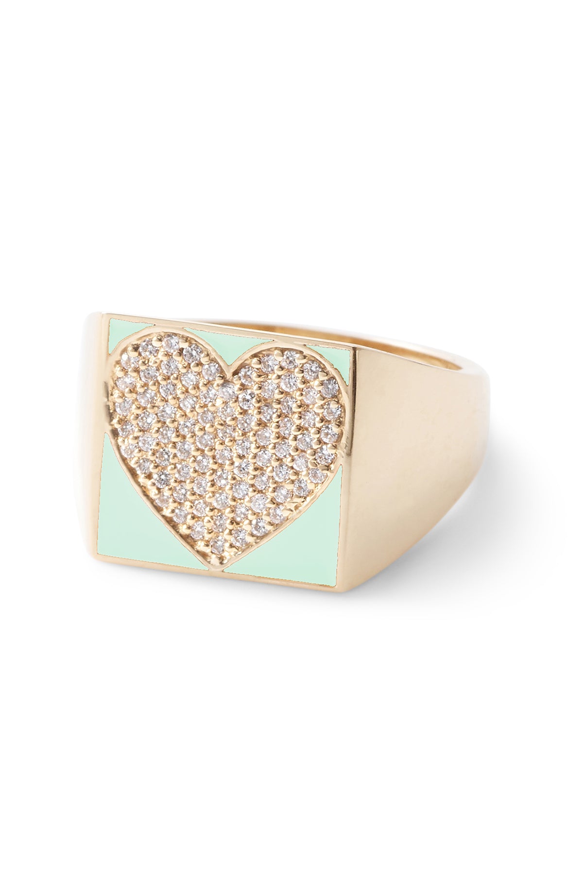 SuperLou Diamond Heart Ring