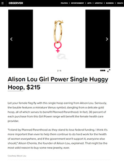 Observer: Girl Power Huggy Hoop