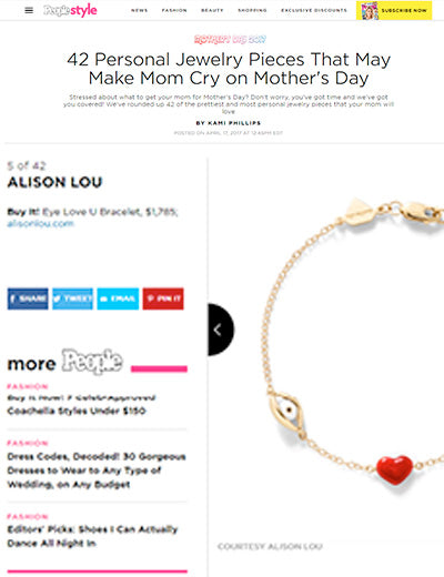 People Style: Eye Love U Bracelet