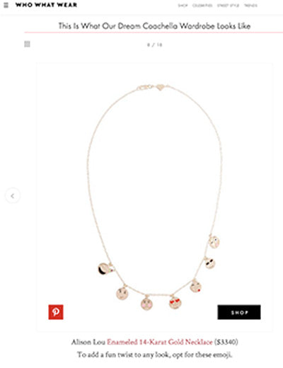 Who What Wear: Charm Necklace