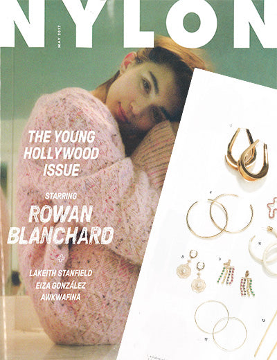 Nylon: Twister Drop Earrings