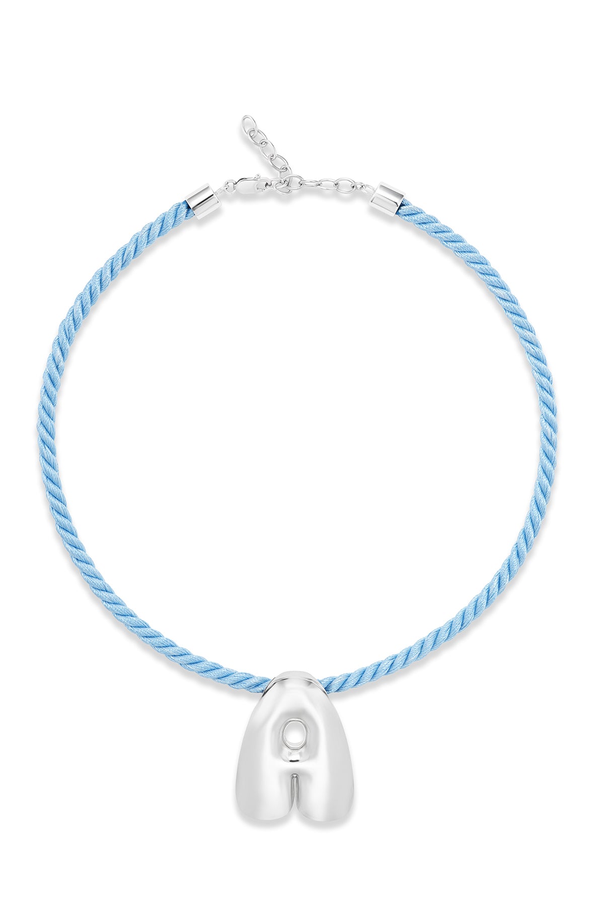 Silver Cloud Letter Necklace Silver Cloud Letter Necklace – Alison Lou