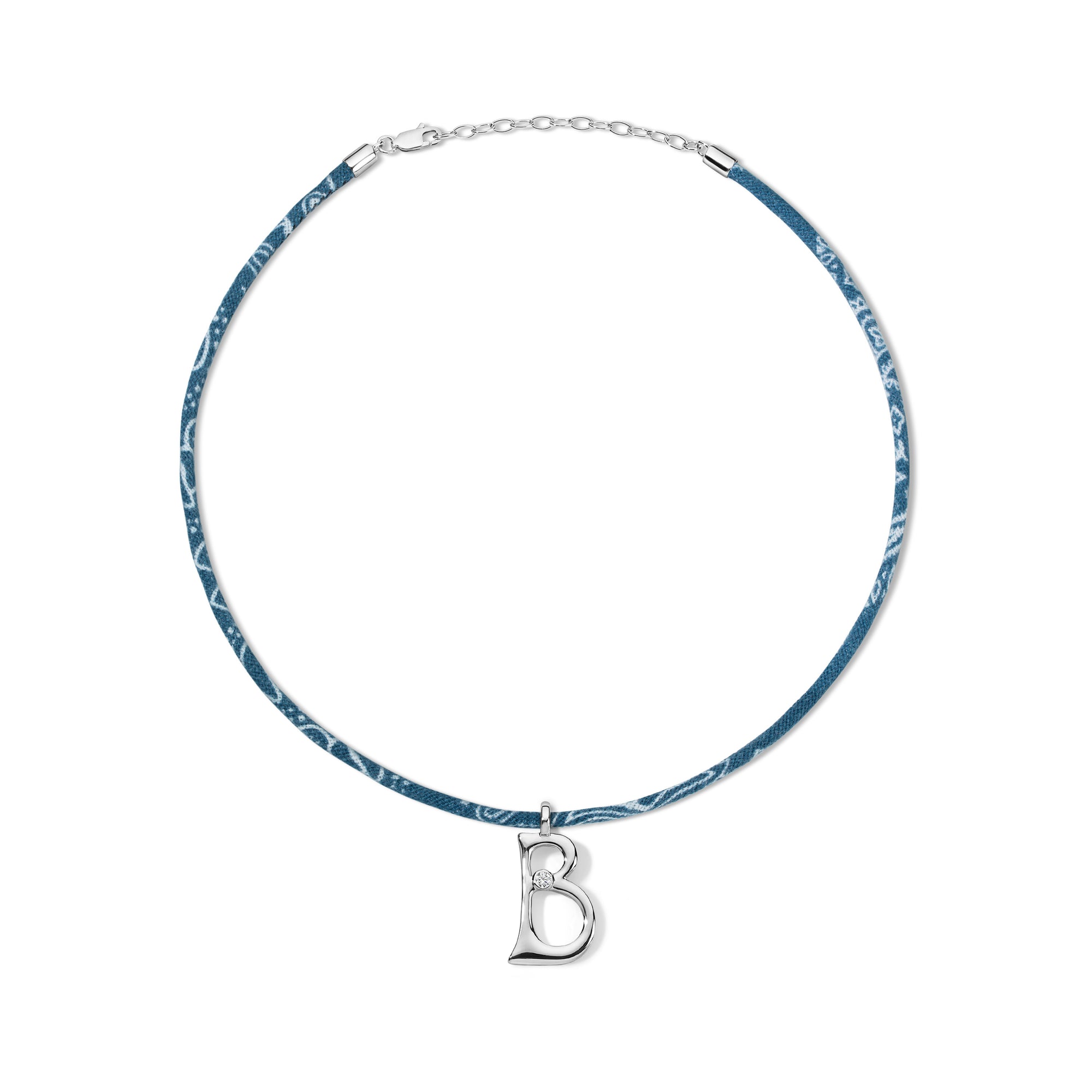 Edge Letter on Bandana Cord