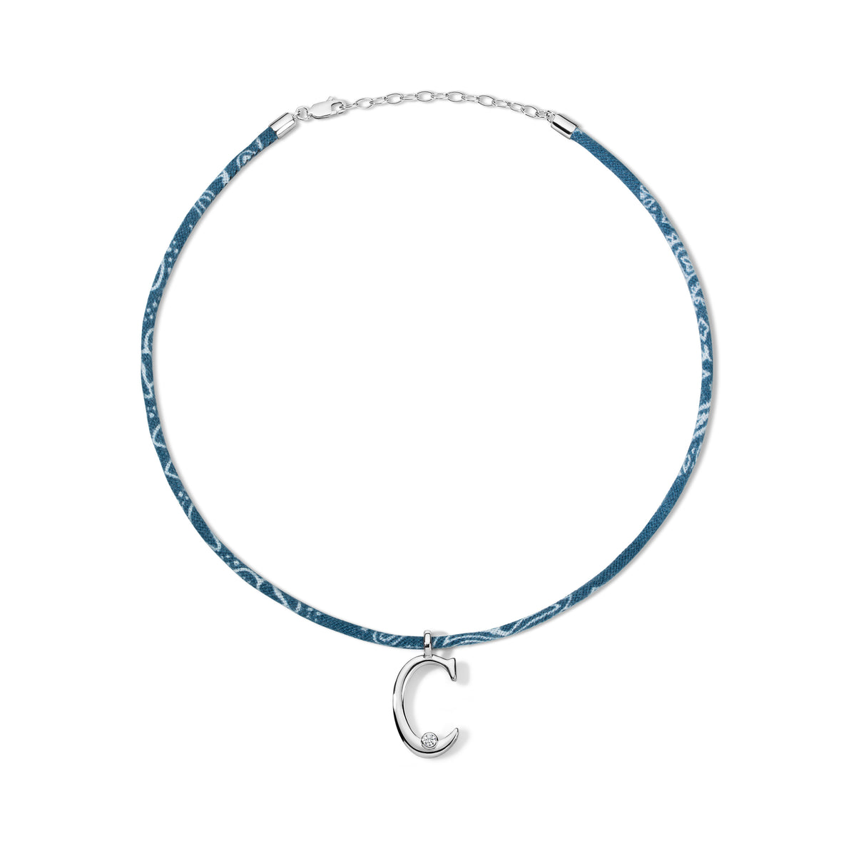 Edge Letter on Bandana Cord
