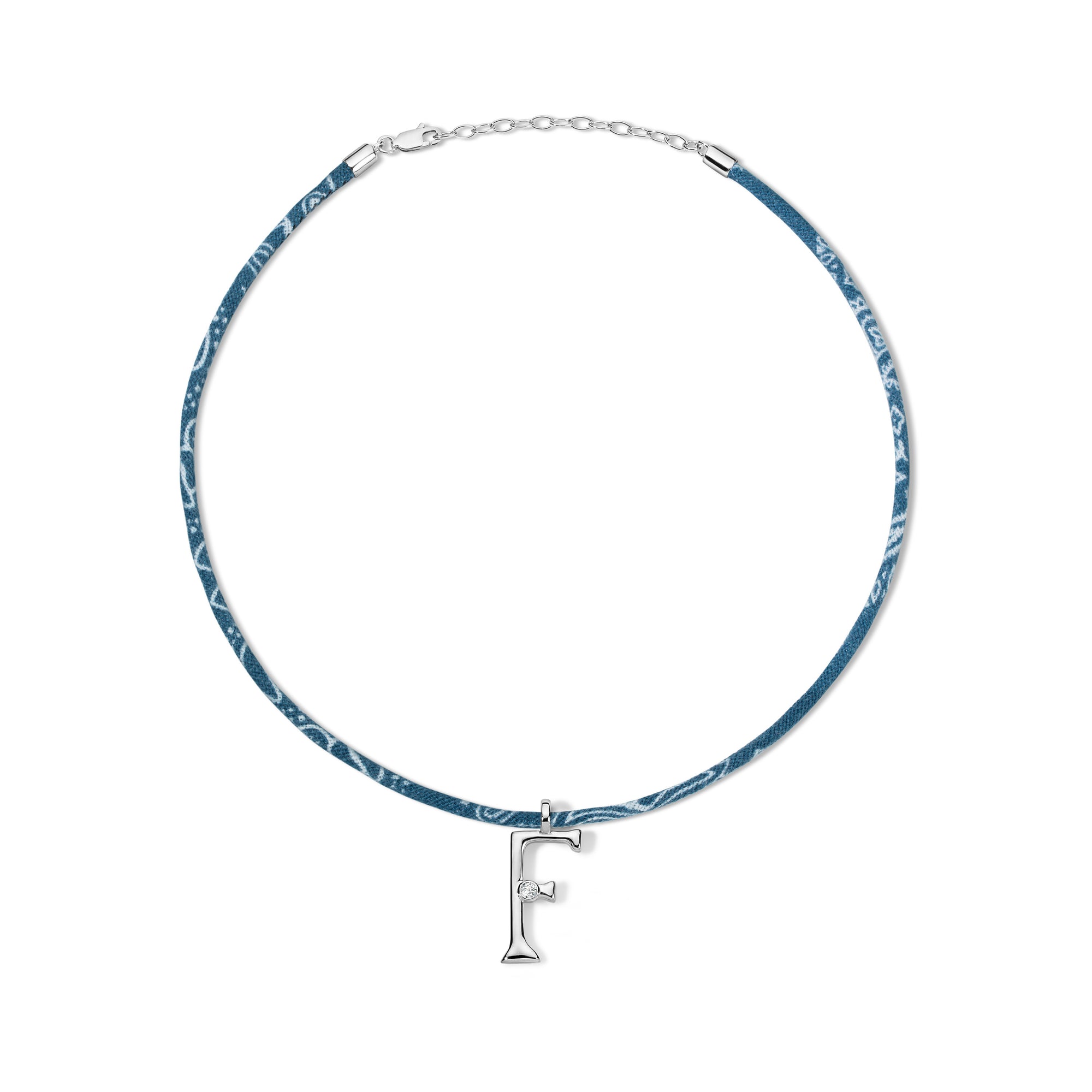 Edge Letter on Bandana Cord