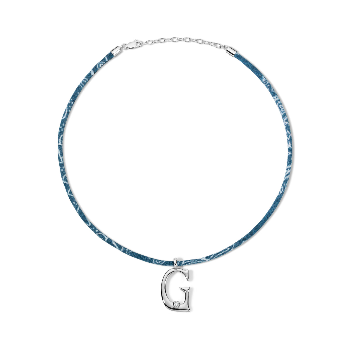 Edge Letter on Bandana Cord