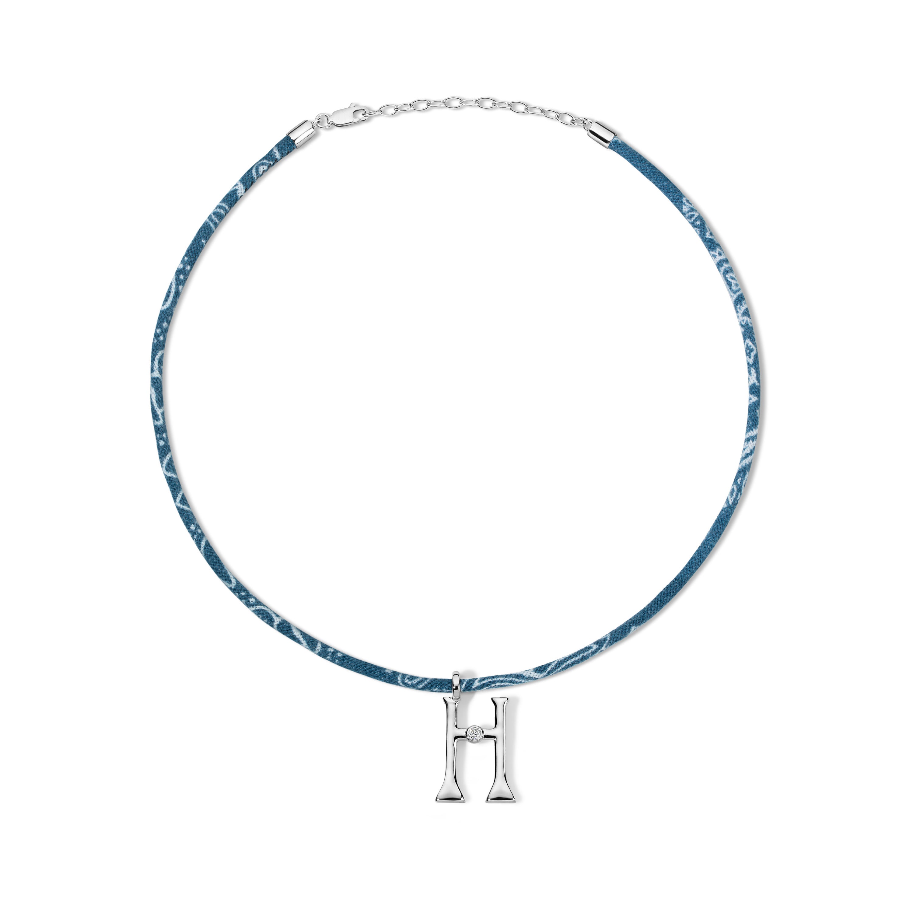 Edge Letter on Bandana Cord