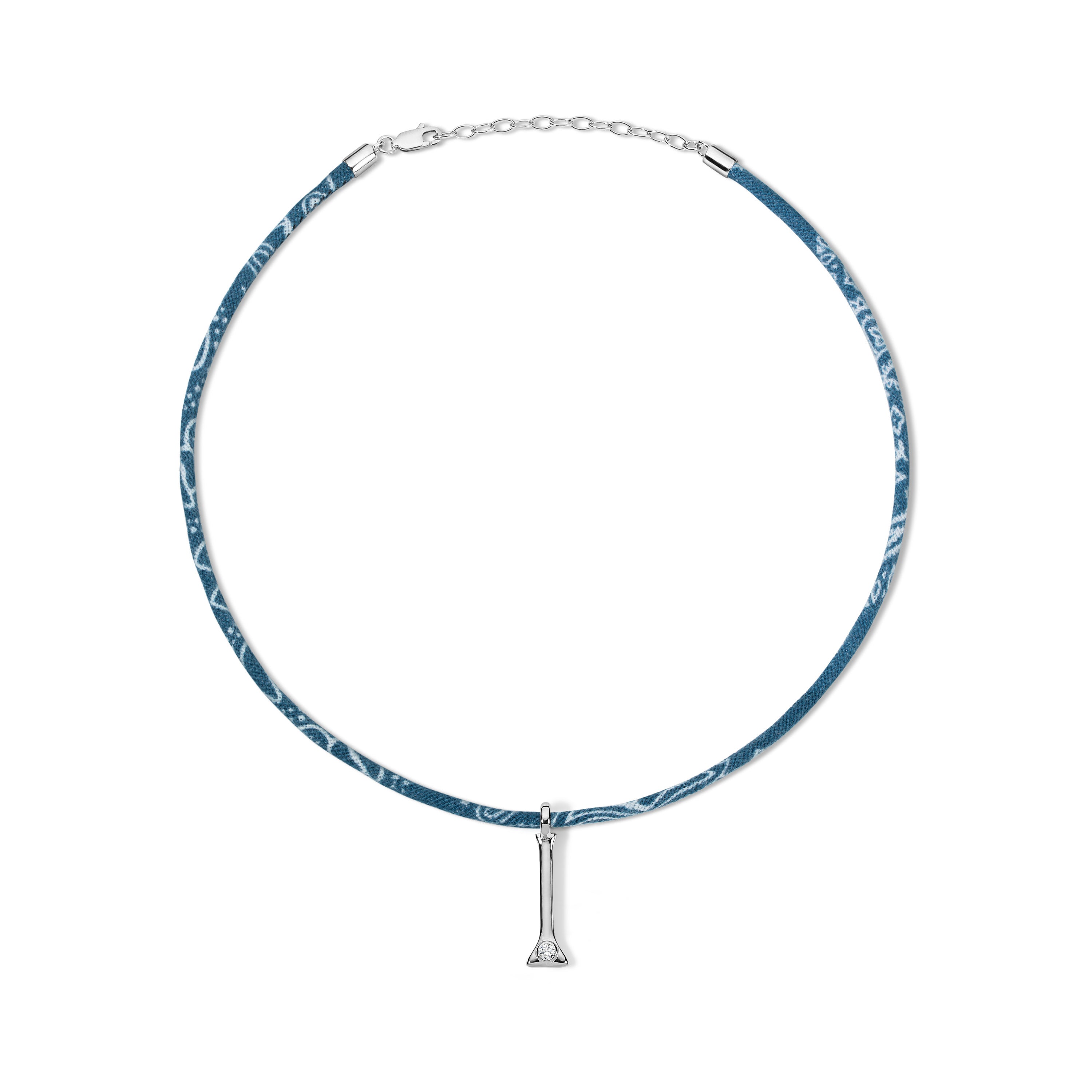 Edge Letter on Bandana Cord