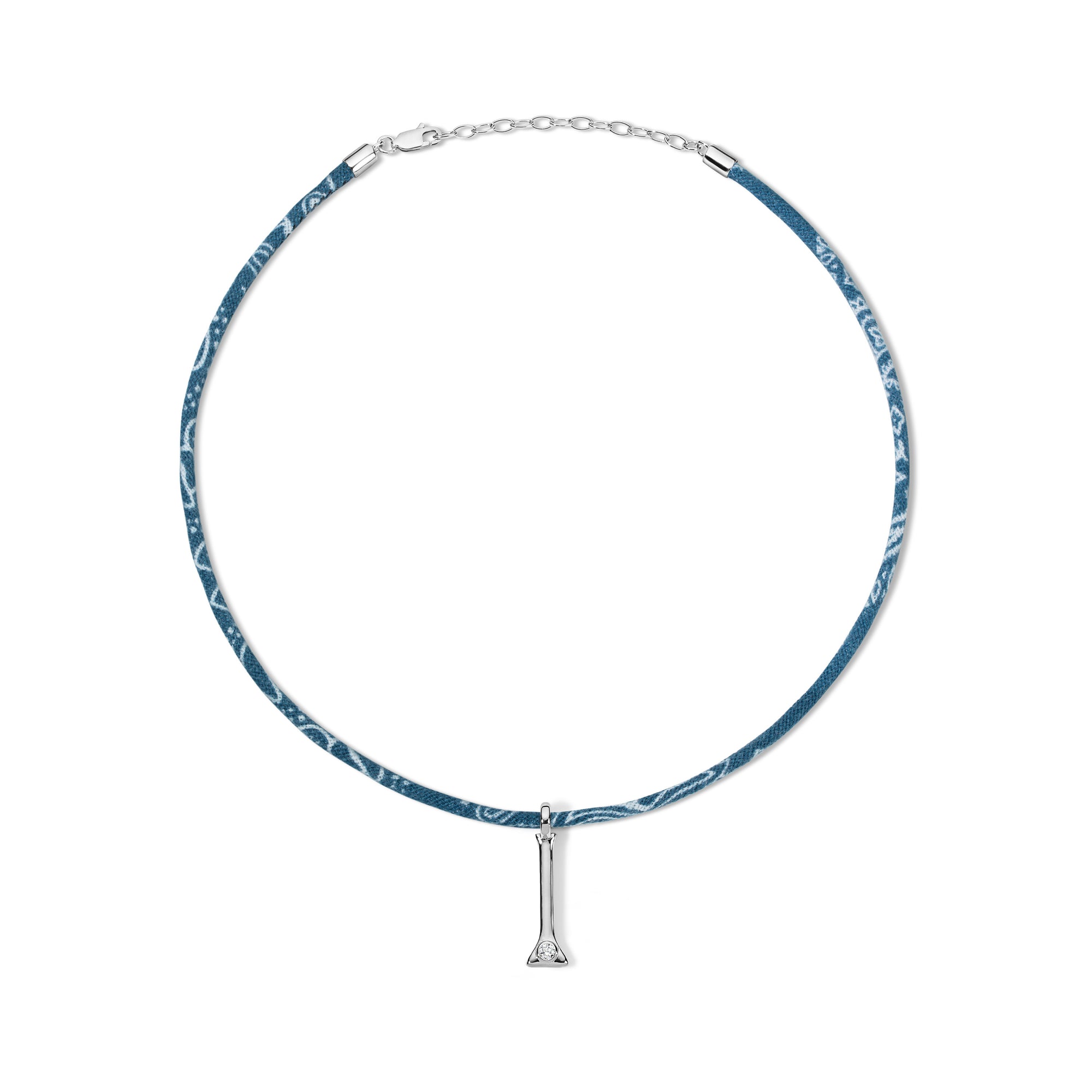 Edge Letter on Bandana Cord