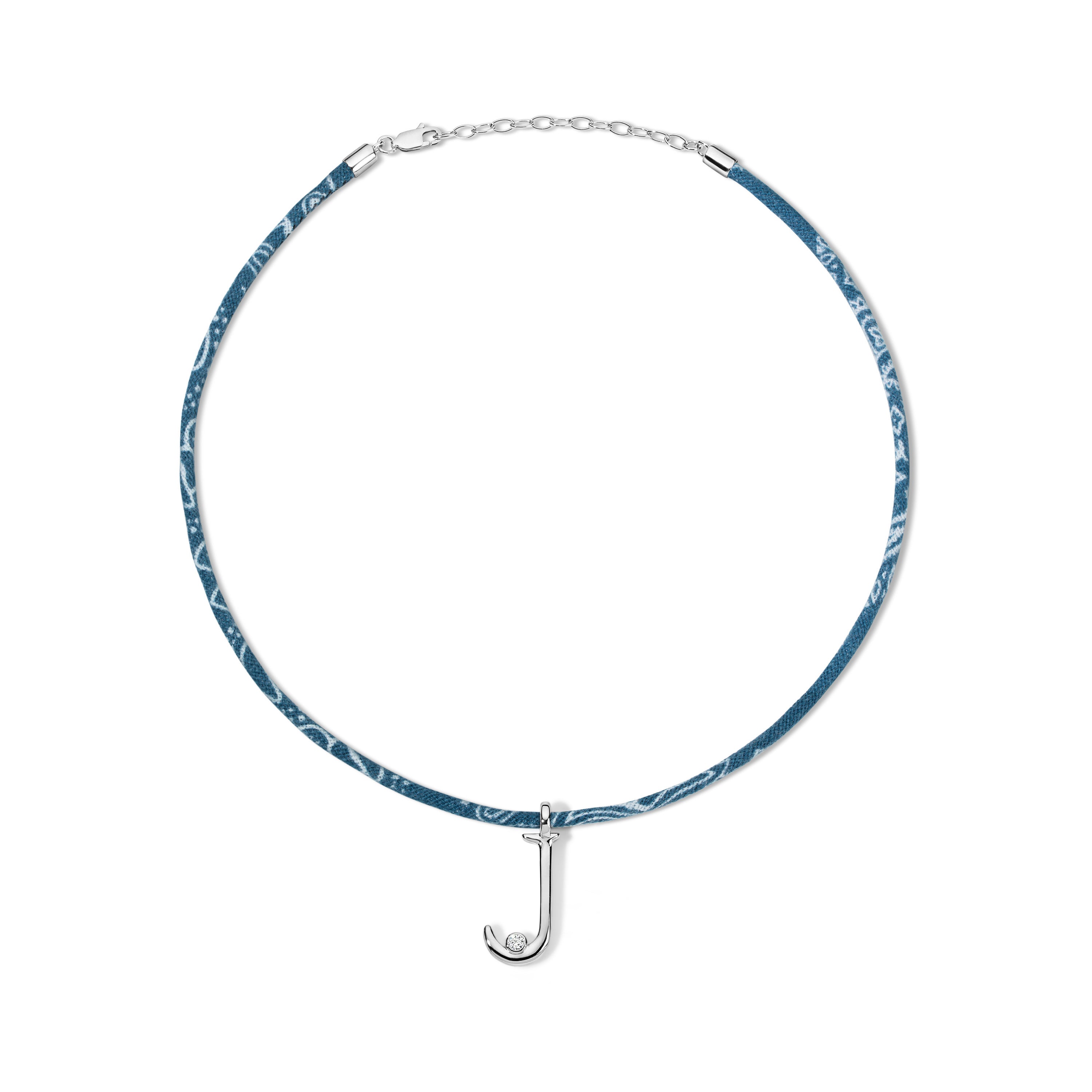 Edge Letter on Bandana Cord